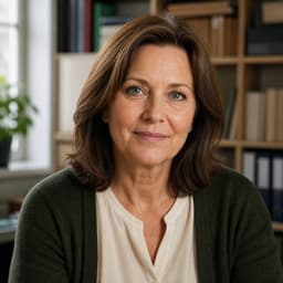 Porträtt av Maria Holmgren